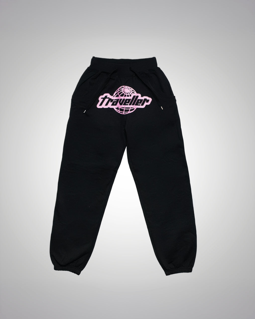 TRAVELLER LOGO TRACKPANTS PINK