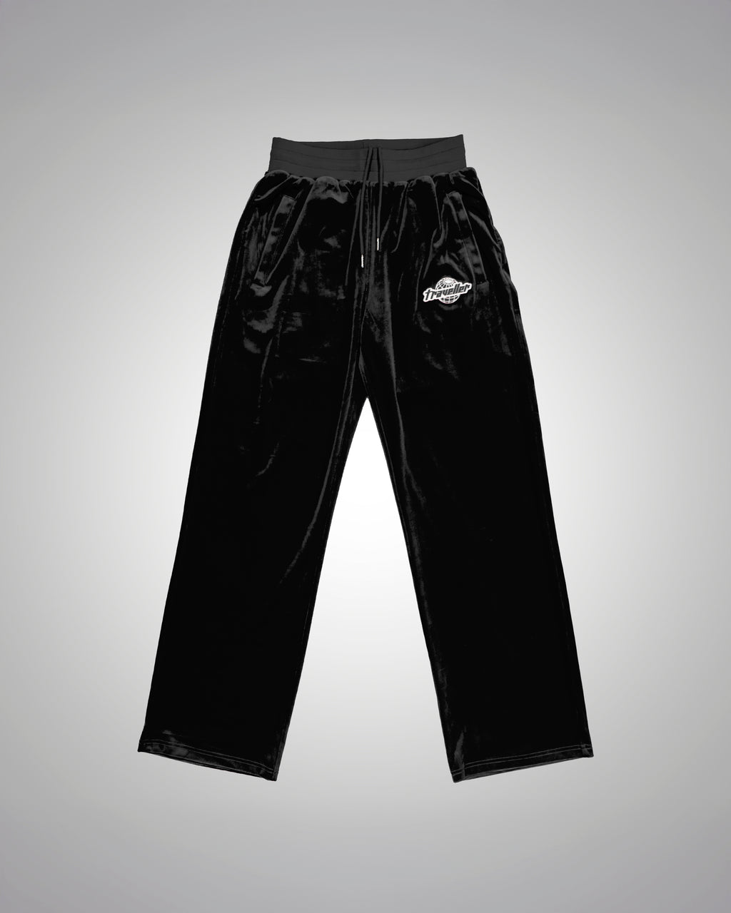 Traveller Velour Pants Black