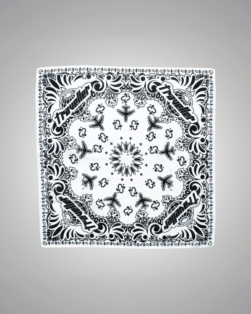 Traveller Bandana White