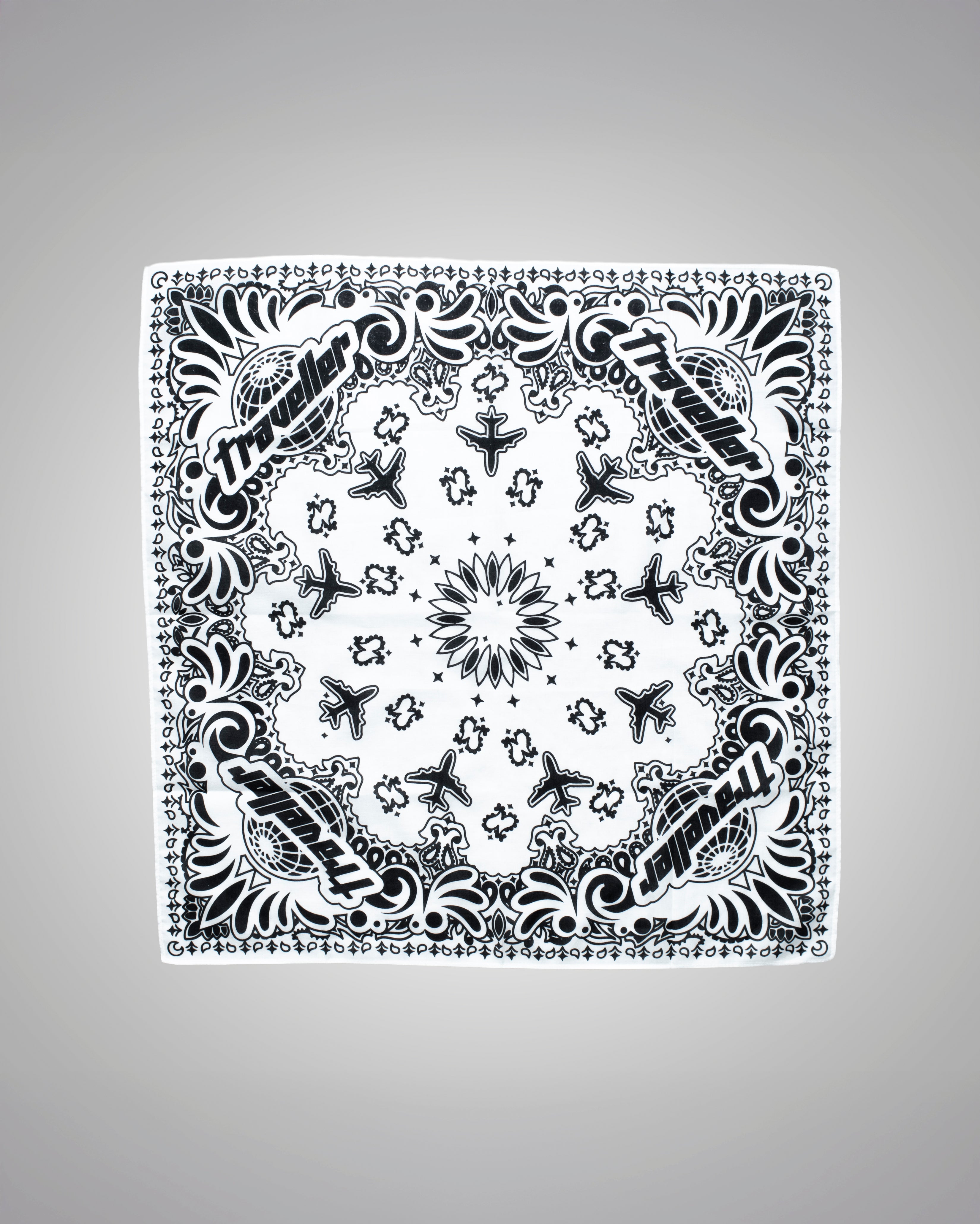Traveller Bandana White