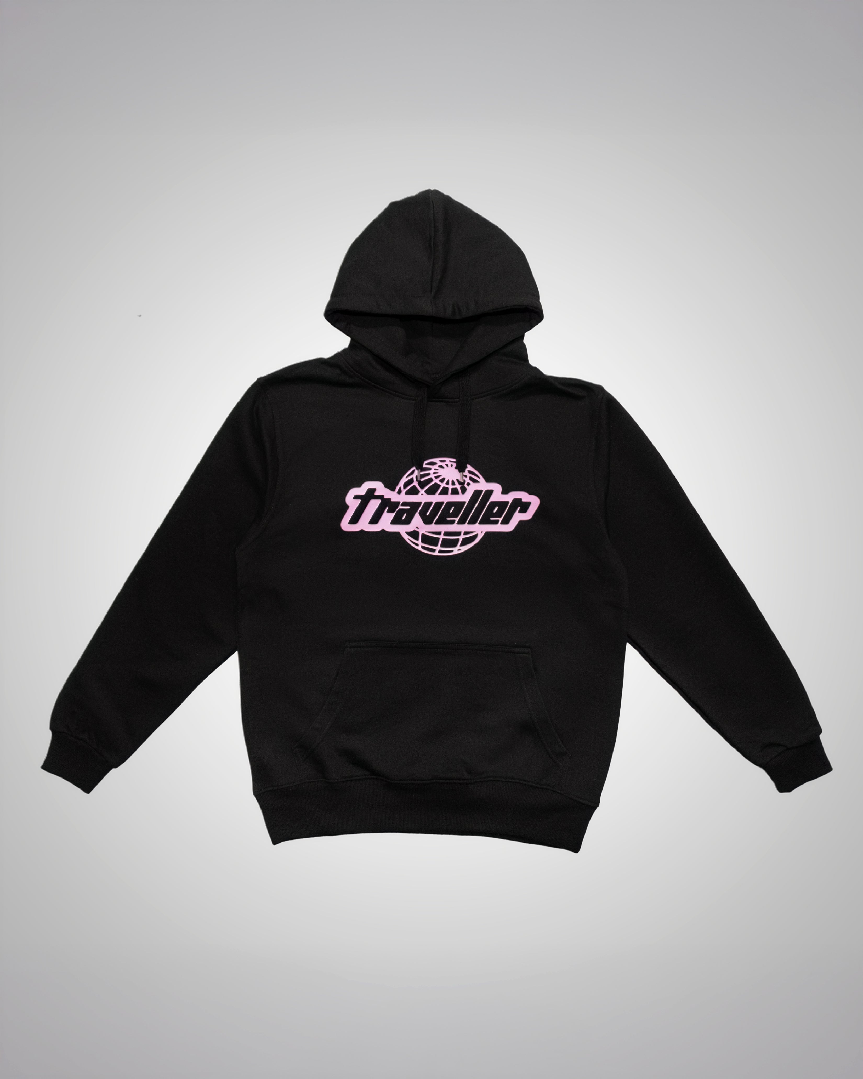 TRAVELLER LOGO HOODIE PINK