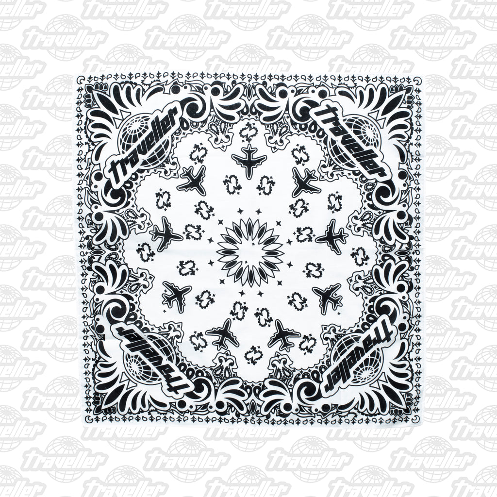 Traveller Bandana White