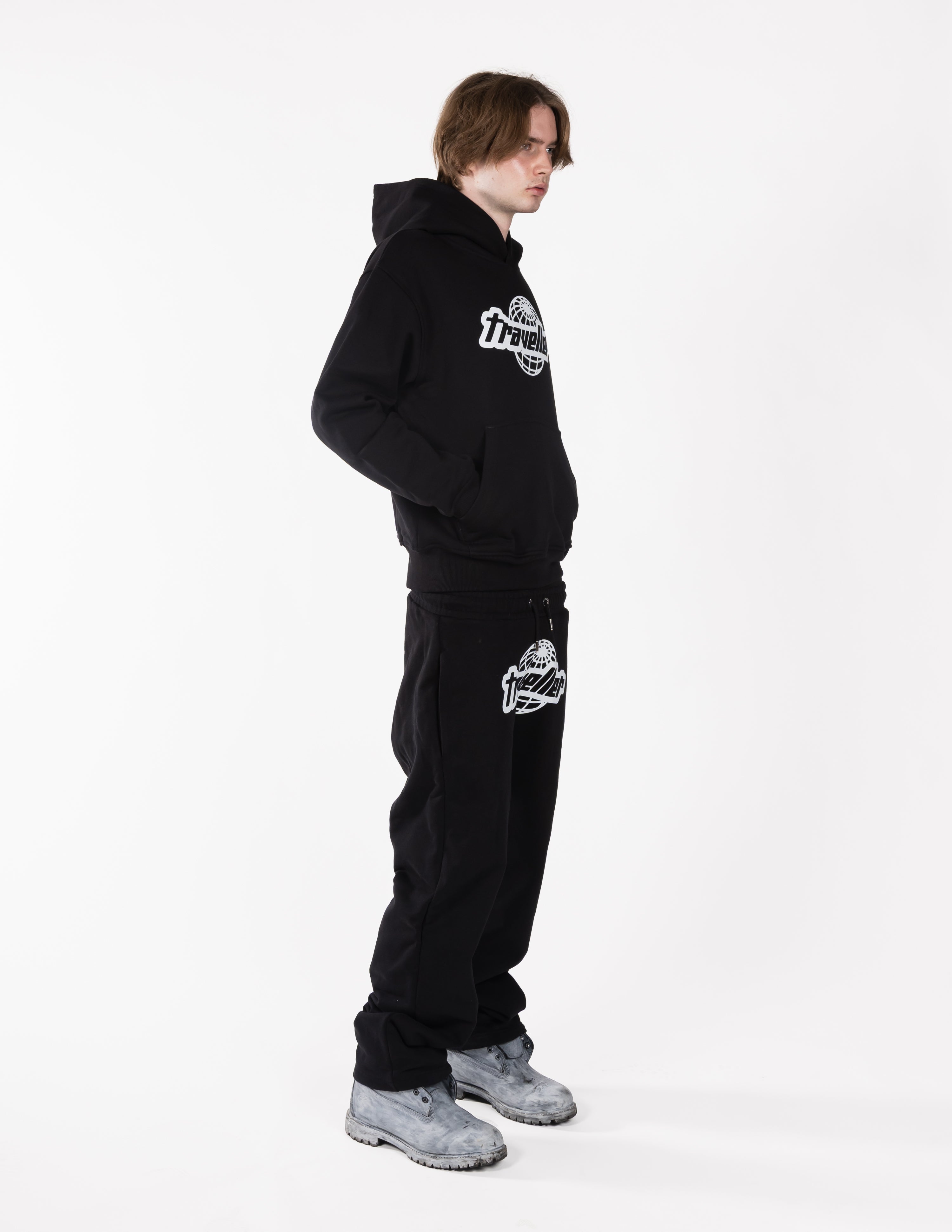 Traveller Hoodie Black