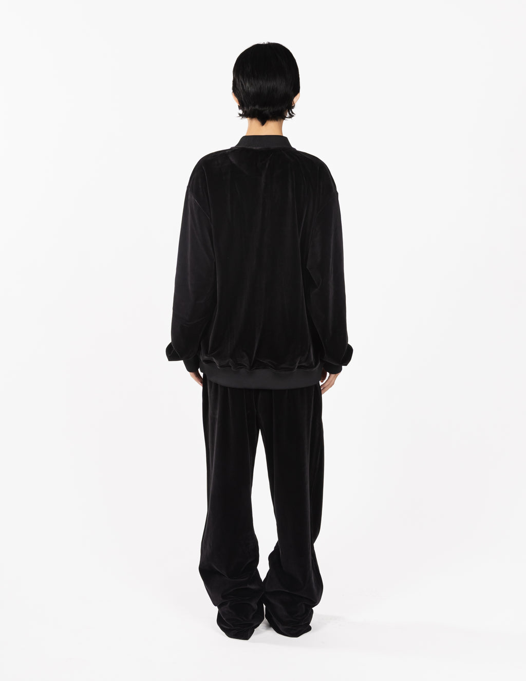 Traveller Velour Pants Black
