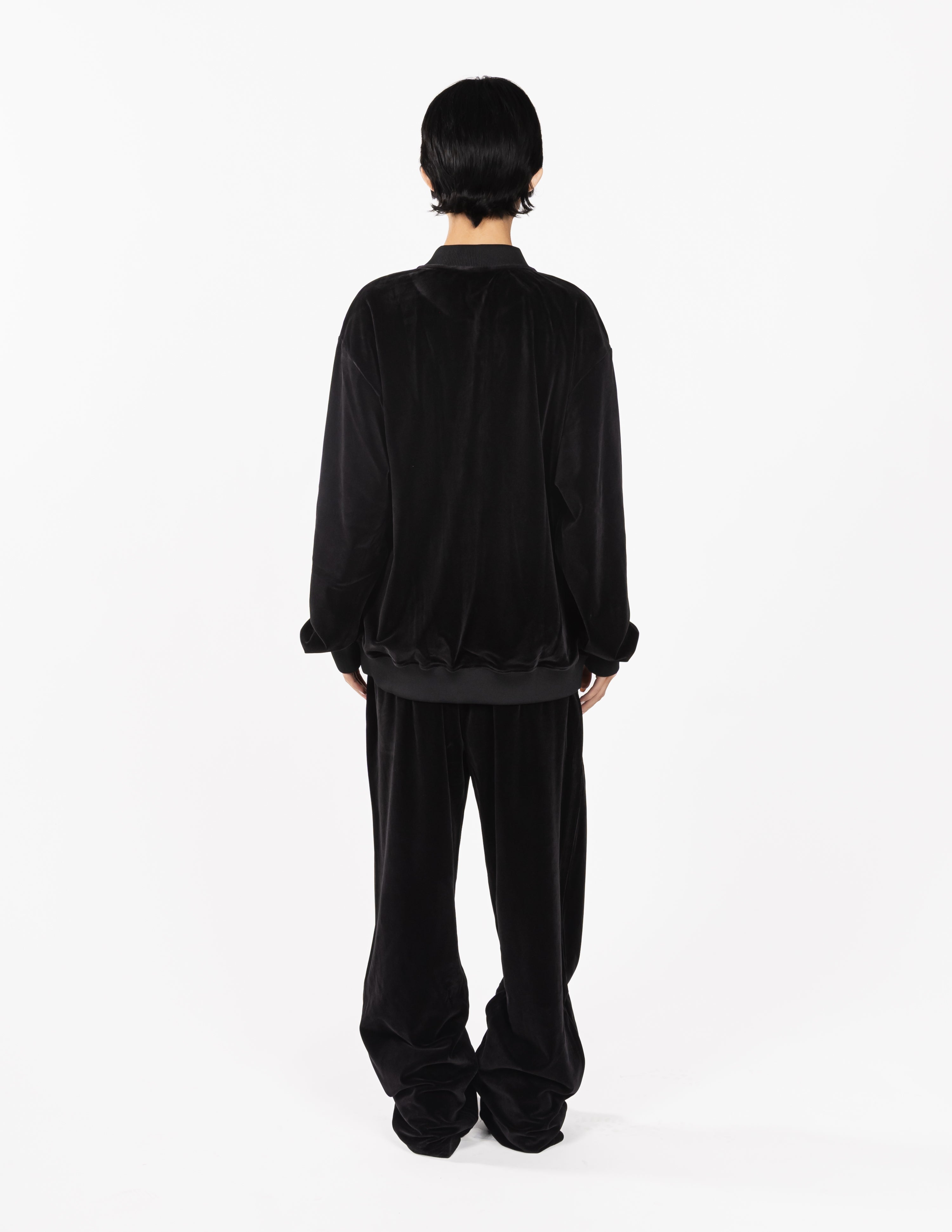Traveller Velour Pants Black