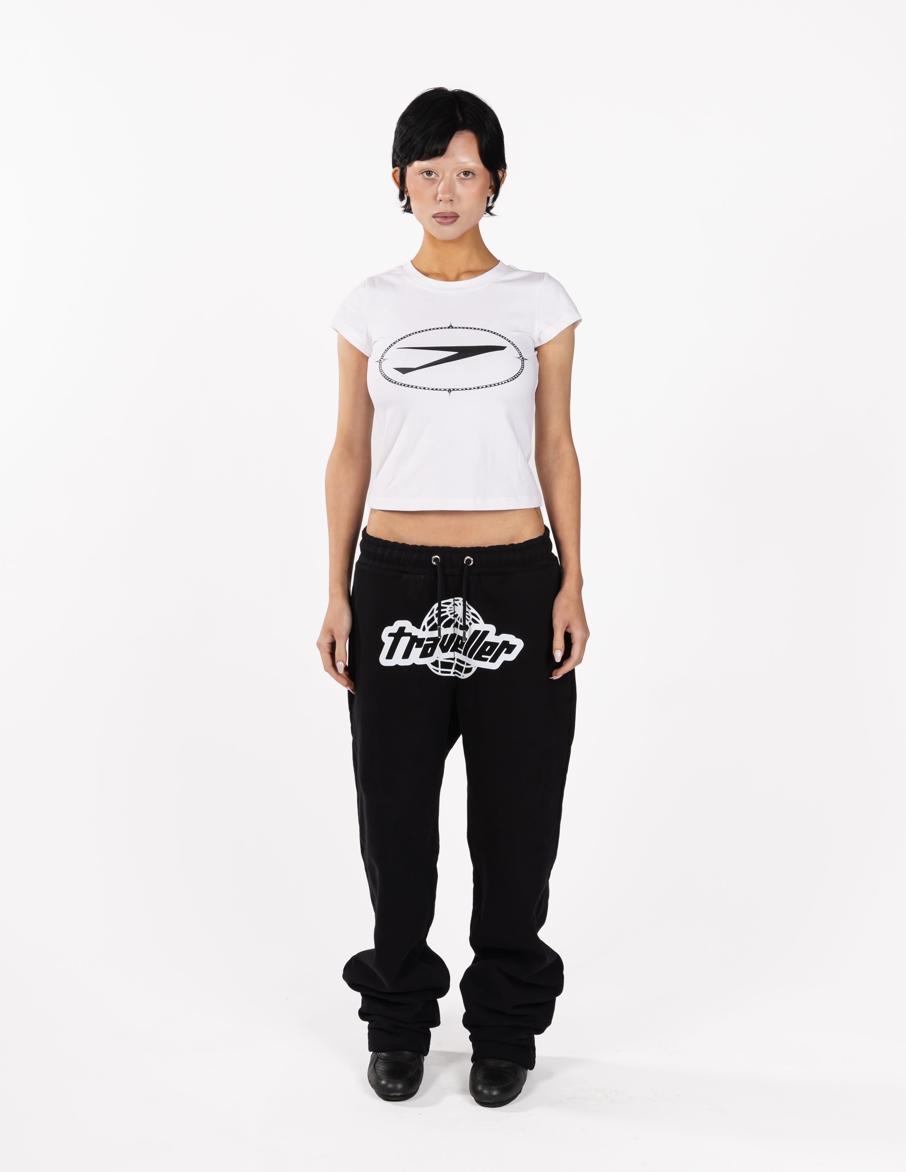 Traveller First Class Baby tee White