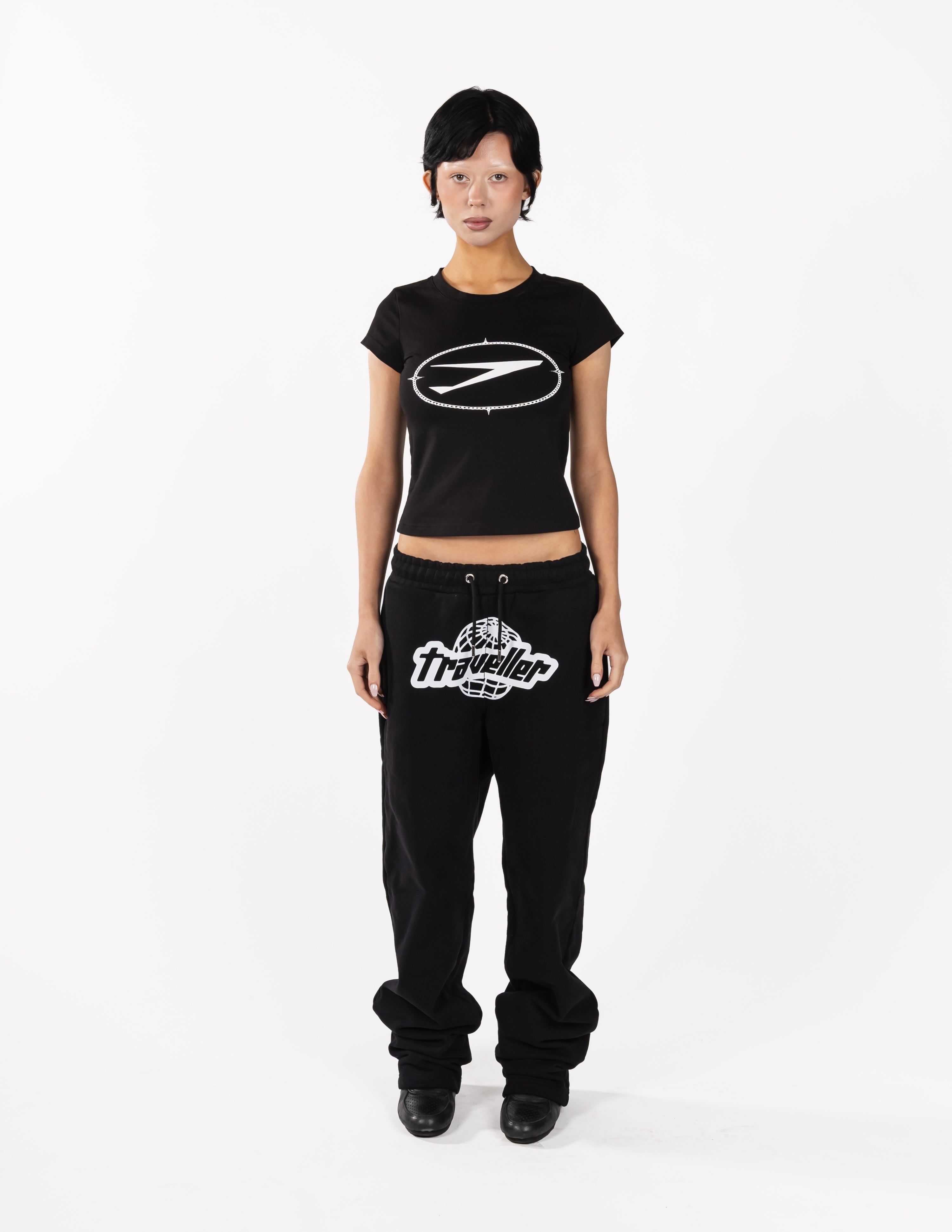 Traveller First Class Baby tee Black