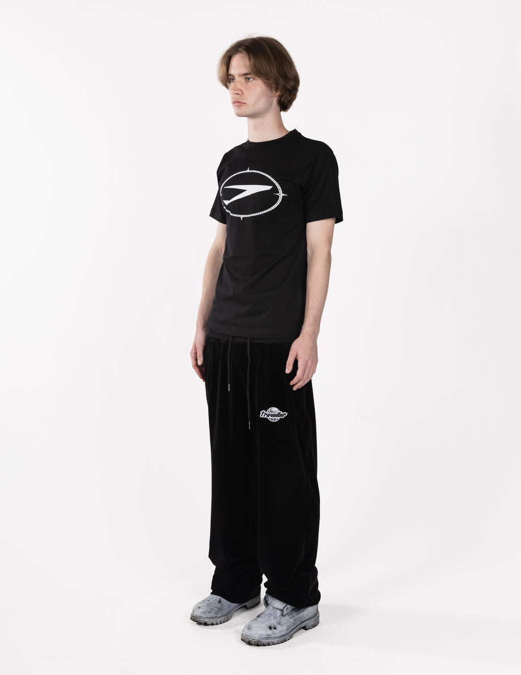 Traveller Business Class Black  T-shirt