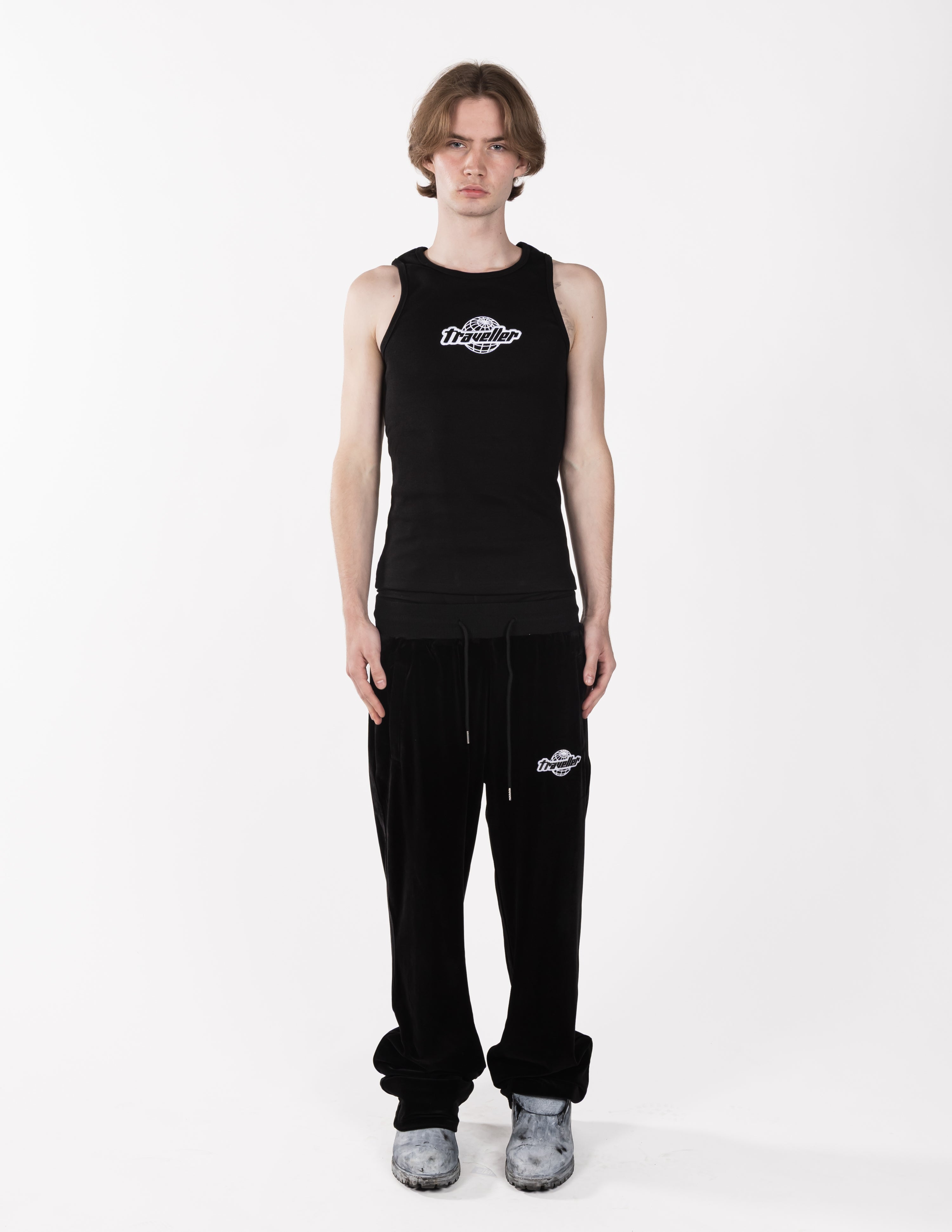 Traveller Tank Top Black