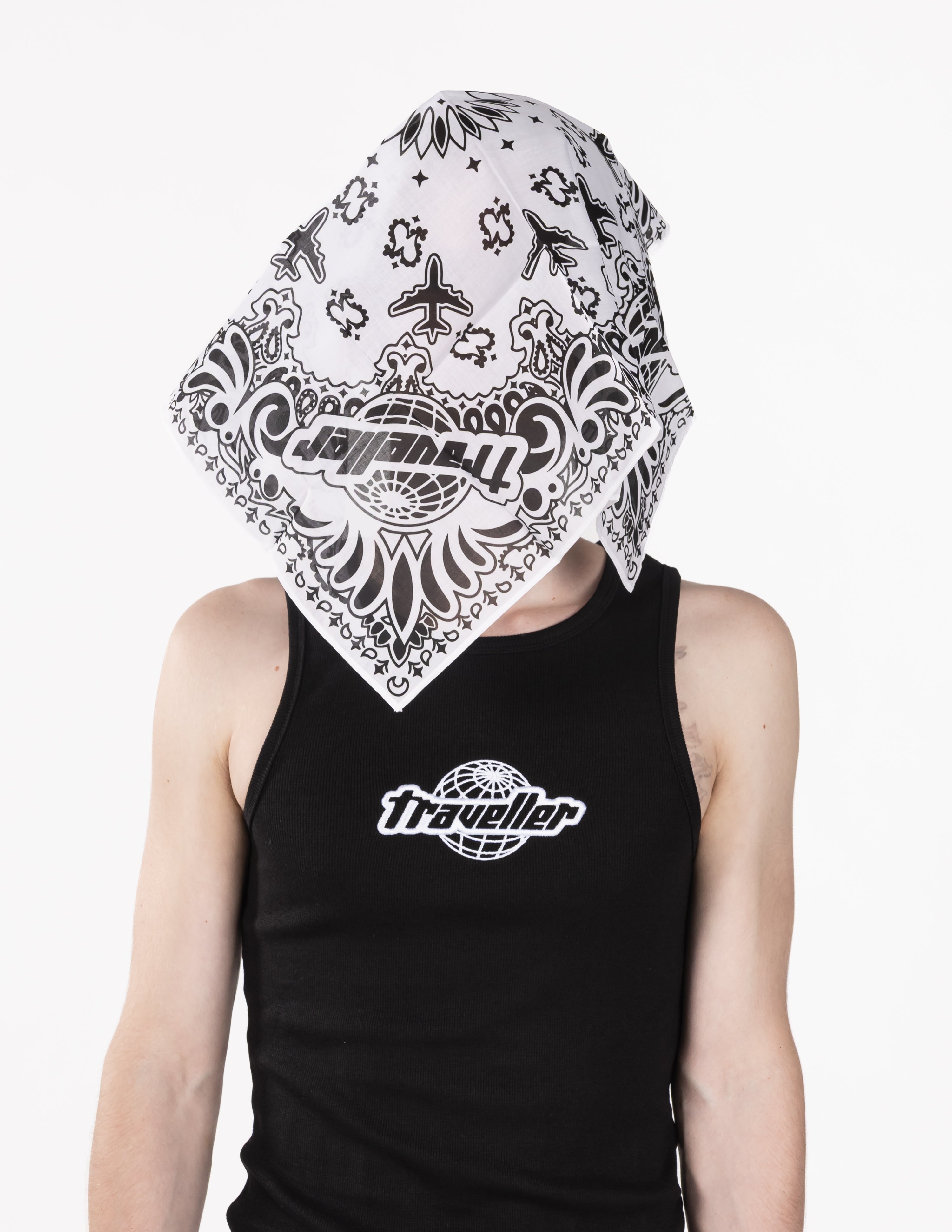 Traveller Bandana White