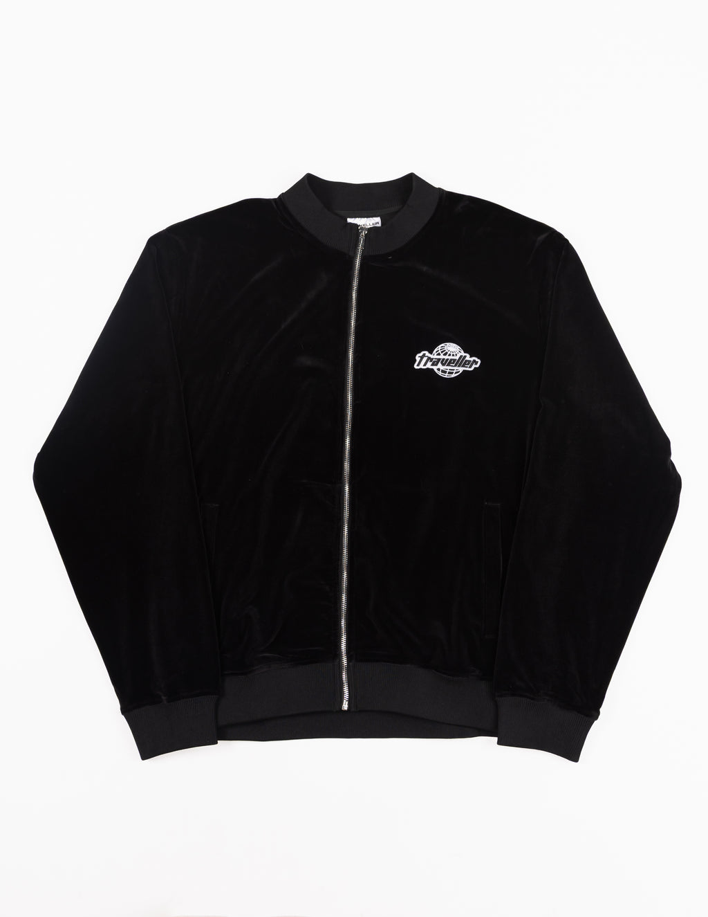 Traveller Velour Top Black