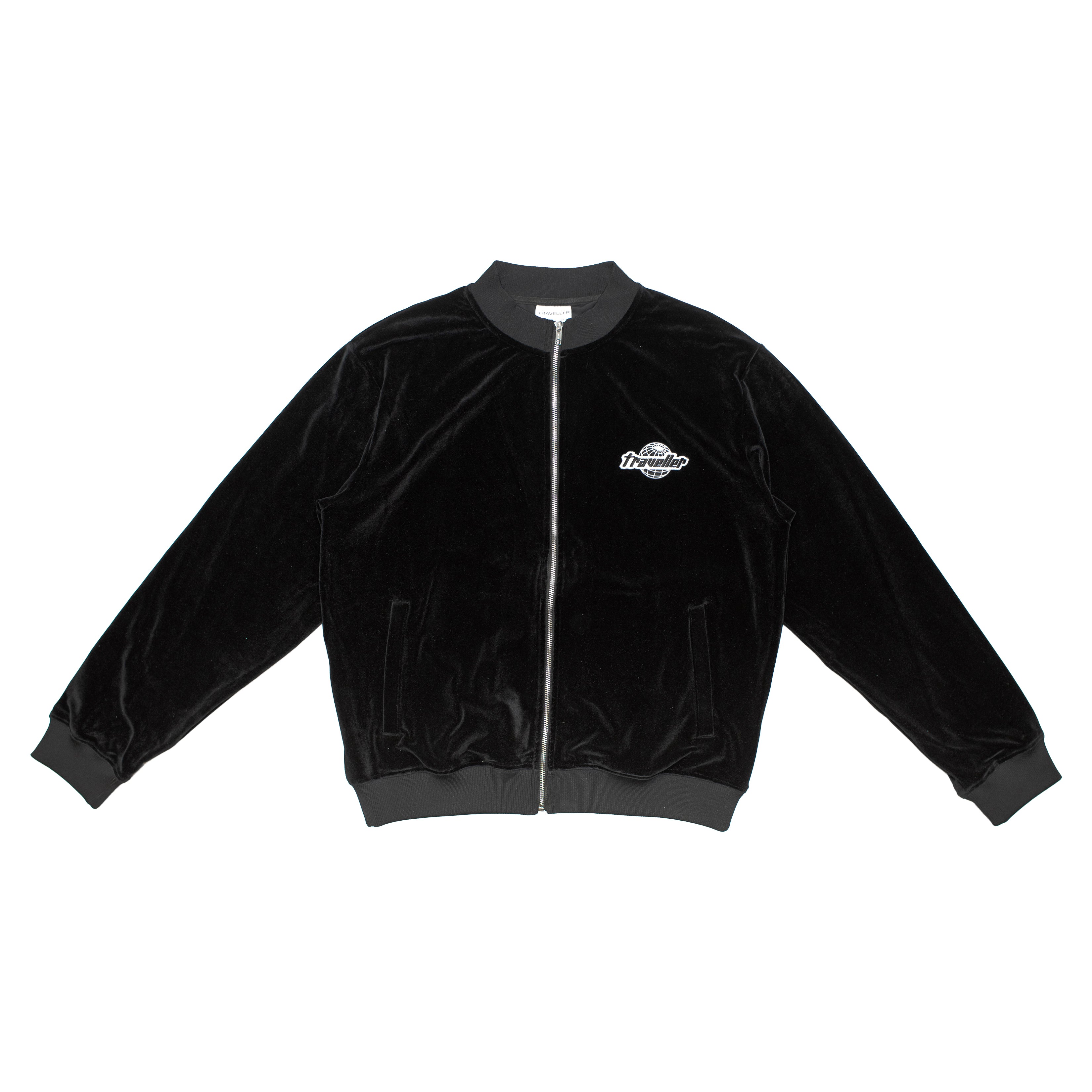 Traveller Velour Top Black