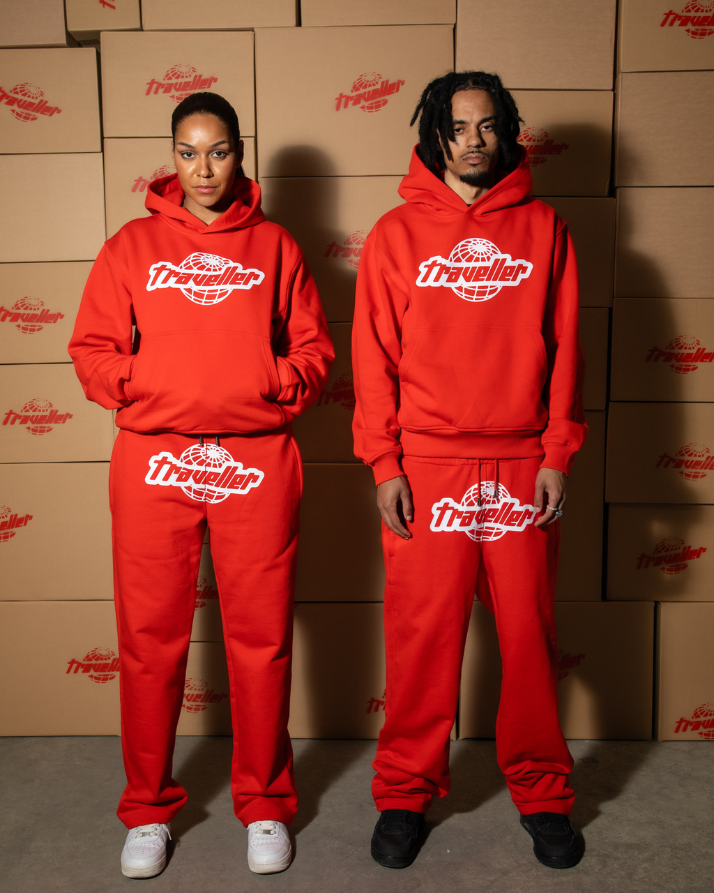 Traveller Hoodie Red